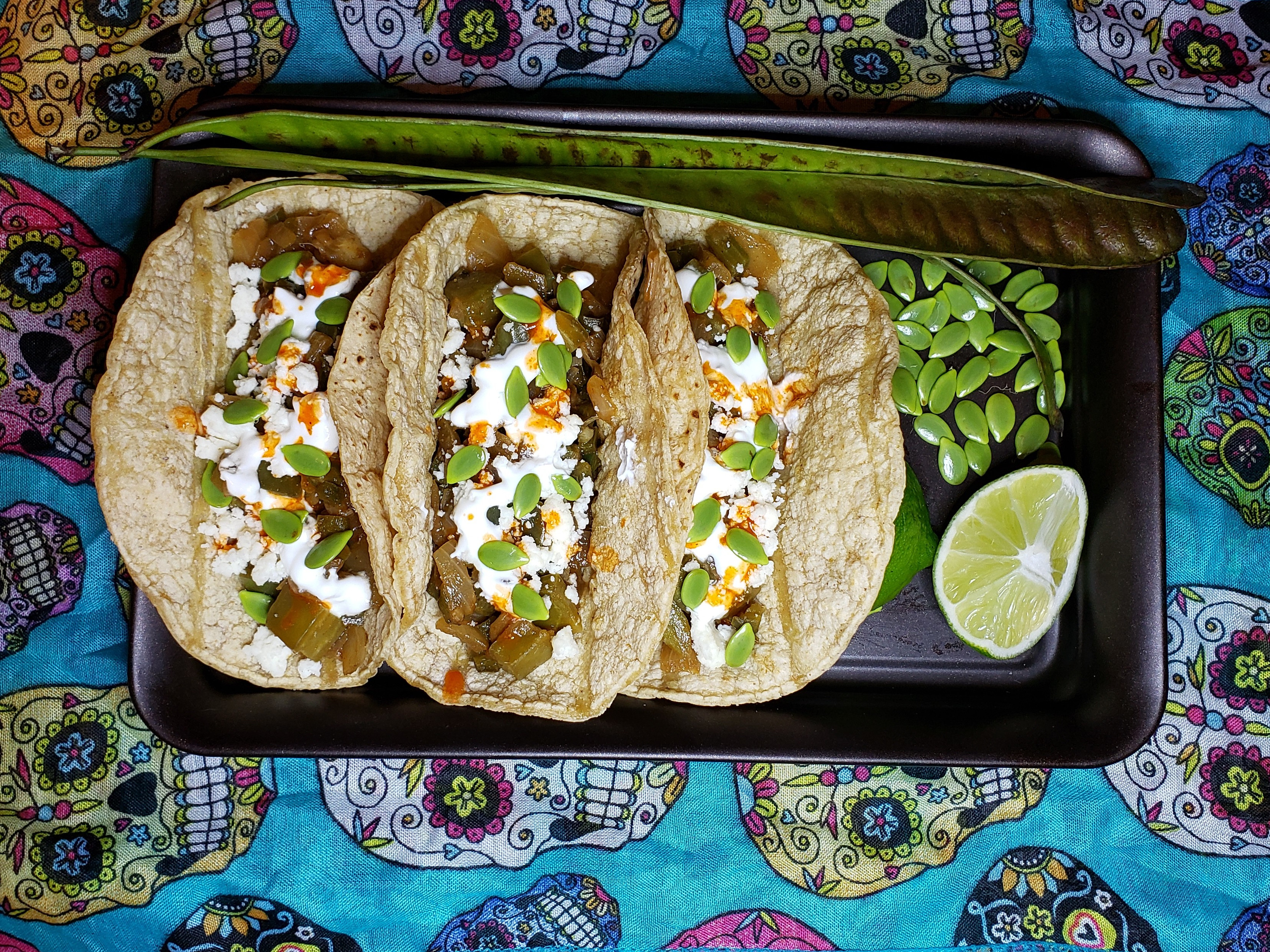 Cactus Tacos with Guajes – Gastricurious